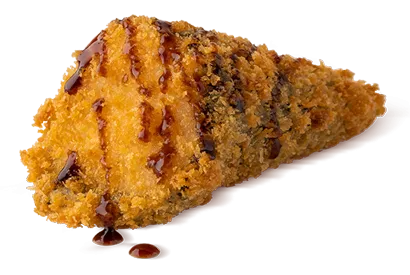 Temaki frito com molho teriyaki