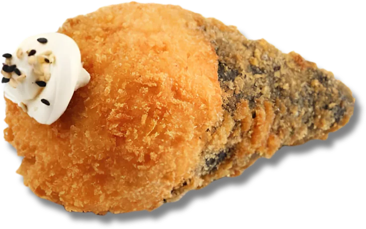 TF3 — Temaki frito de salmão com cream cheese